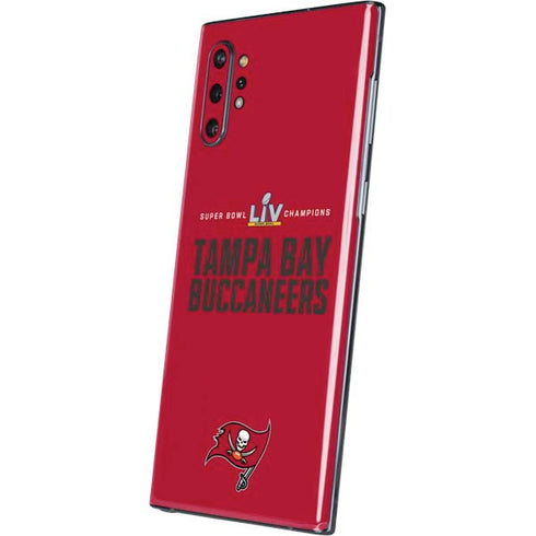 NFL Super Bowl LV Champions Tampa Bay Buccaneers Galaxy Note 10 Plus Skin