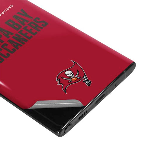 NFL Super Bowl LV Champions Tampa Bay Buccaneers Galaxy Note 10 Plus Skin