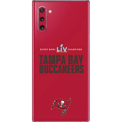 NFL Super Bowl LV Champions Tampa Bay Buccaneers Galaxy Note 10 Skin