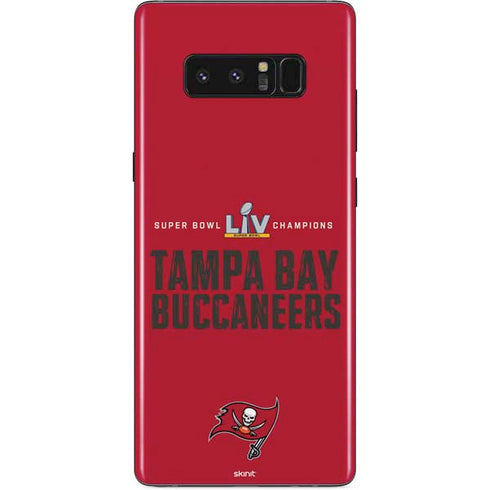 NFL Super Bowl LV Champions Tampa Bay Buccaneers Galaxy Note 8 Skin