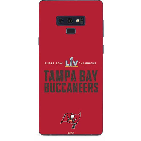 NFL Super Bowl LV Champions Tampa Bay Buccaneers Galaxy Note 9 Skin