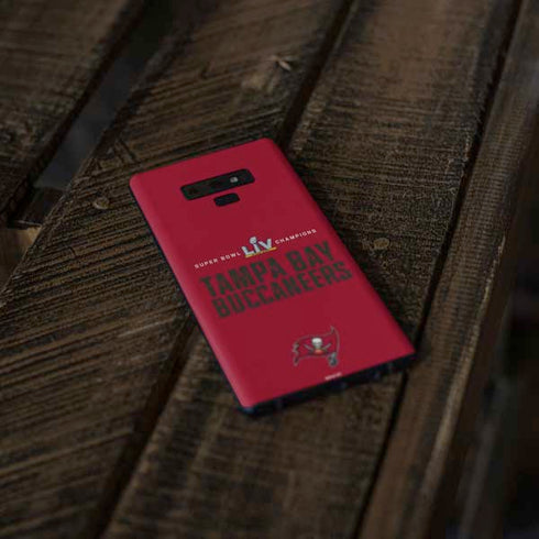 NFL Super Bowl LV Champions Tampa Bay Buccaneers Galaxy Note 9 Skin