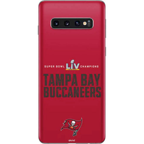 NFL Super Bowl LV Champions Tampa Bay Buccaneers Galaxy S10 Skin