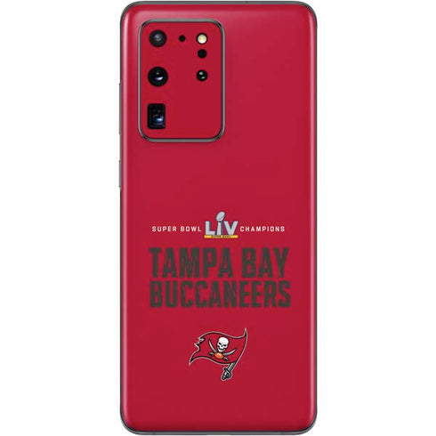 NFL Super Bowl LV Champions Tampa Bay Buccaneers Galaxy S20 Ultra 5G Skin