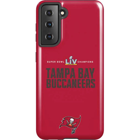 NFL Super Bowl LV Champions Tampa Bay Buccaneers Galaxy S21 5G Pro Case