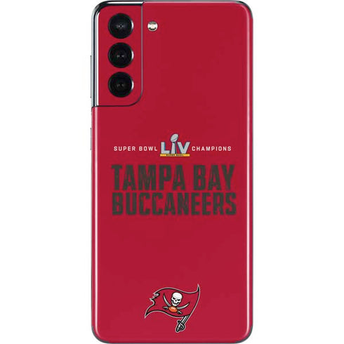 NFL Super Bowl LV Champions Tampa Bay Buccaneers Galaxy S21 5G Skin