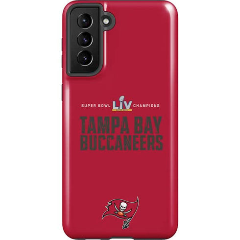 NFL Super Bowl LV Champions Tampa Bay Buccaneers Galaxy S21 Plus 5G Pro Case