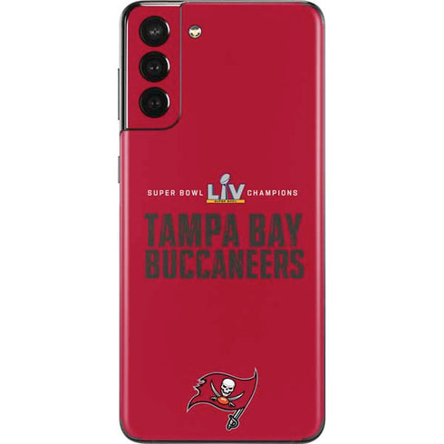 NFL Super Bowl LV Champions Tampa Bay Buccaneers Galaxy S21 Plus 5G Skin