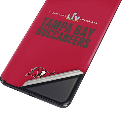 NFL Super Bowl LV Champions Tampa Bay Buccaneers Galaxy S21 Plus 5G Skin