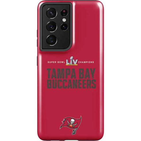 NFL Super Bowl LV Champions Tampa Bay Buccaneers Galaxy S21 Ultra 5G Pro Case