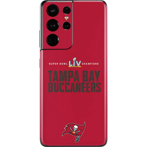 NFL Super Bowl LV Champions Tampa Bay Buccaneers Galaxy S21 Ultra 5G Skin