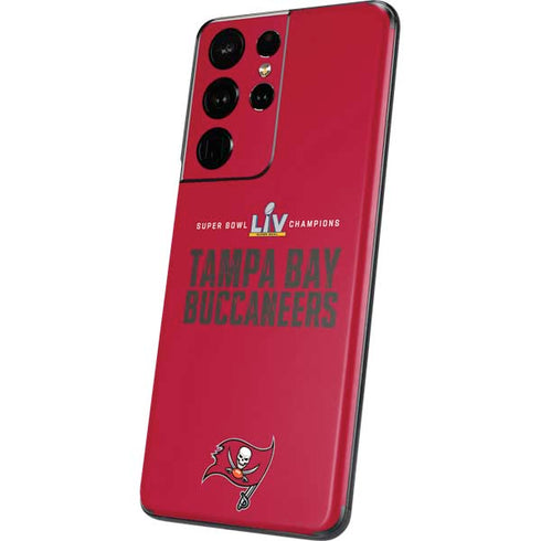 NFL Super Bowl LV Champions Tampa Bay Buccaneers Galaxy S21 Ultra 5G Skin
