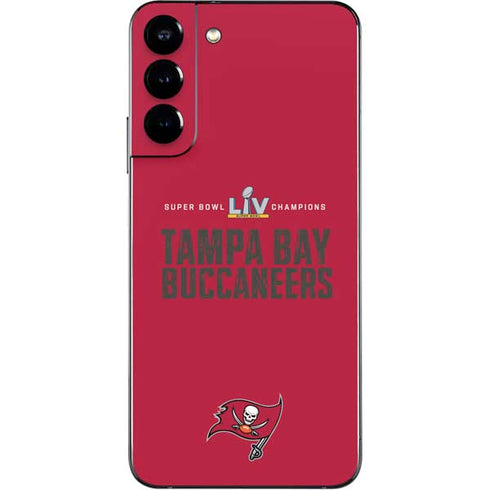 NFL Super Bowl LV Champions Tampa Bay Buccaneers Galaxy S22 Plus Skin