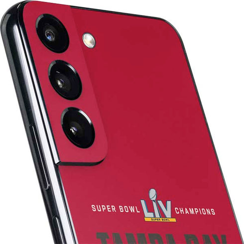 NFL Super Bowl LV Champions Tampa Bay Buccaneers Galaxy S22 Plus Skin