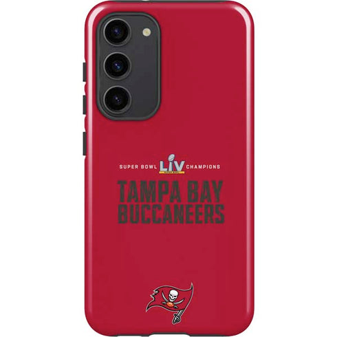 NFL Super Bowl LV Champions Tampa Bay Buccaneers Galaxy S23 Plus Pro Case