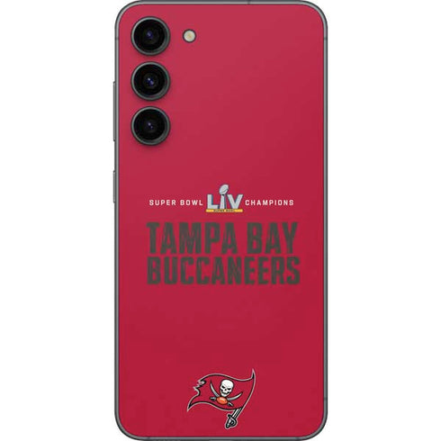 NFL Super Bowl LV Champions Tampa Bay Buccaneers Galaxy S23 Plus Skin