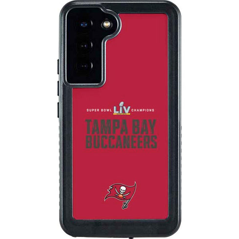 NFL Super Bowl LV Champions Tampa Bay Buccaneers Galaxy S23 Plus Waterproof Case