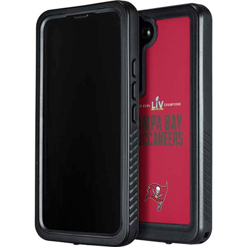 NFL Super Bowl LV Champions Tampa Bay Buccaneers Galaxy S23 Waterproof Case