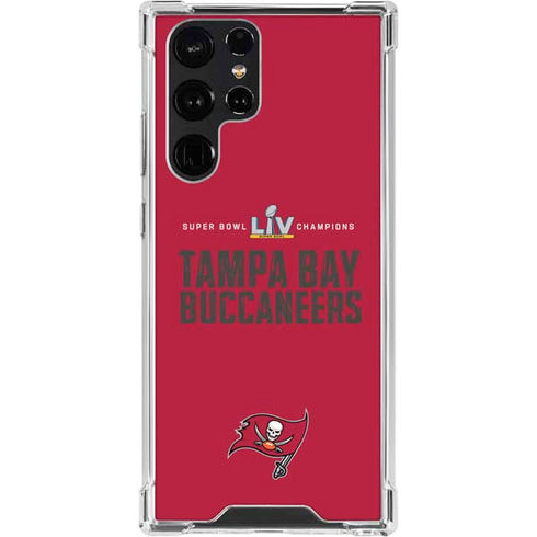 NFL Super Bowl LV Champions Tampa Bay Buccaneers Galaxy S24 Ultra Clear Case