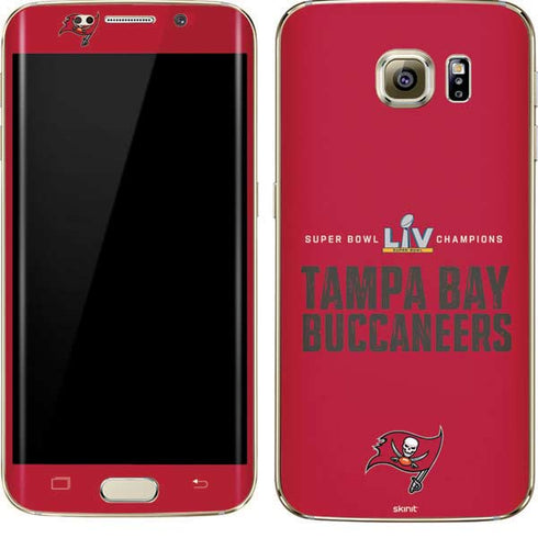NFL Super Bowl LV Champions Tampa Bay Buccaneers Galaxy S7 Edge Skin