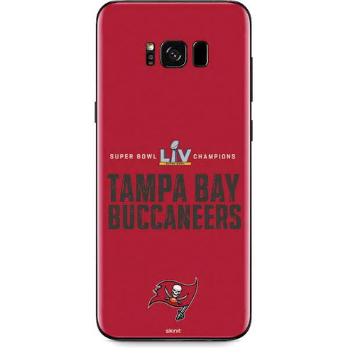 NFL Super Bowl LV Champions Tampa Bay Buccaneers Galaxy S8 Plus Skin