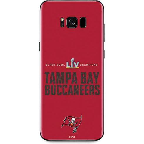 NFL Super Bowl LV Champions Tampa Bay Buccaneers Galaxy S8 Skin