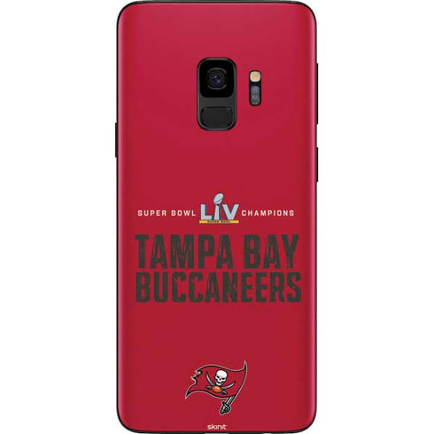 NFL Super Bowl LV Champions Tampa Bay Buccaneers Galaxy S9 Skin