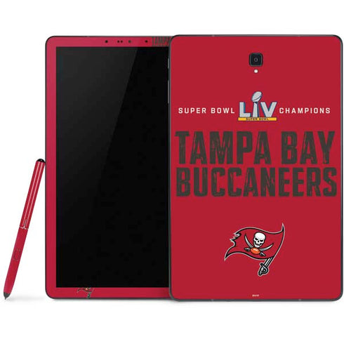 NFL Super Bowl LV Champions Tampa Bay Buccaneers Samsung Galaxy Tab Skin