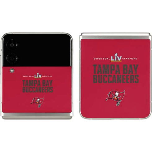 NFL Super Bowl LV Champions Tampa Bay Buccaneers Galaxy Z Flip3 5G Skin