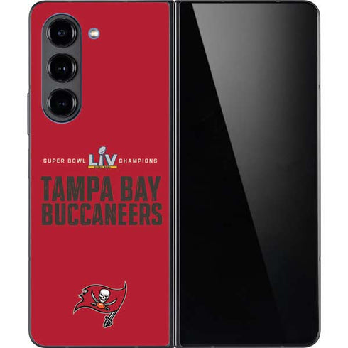 NFL Super Bowl LV Champions Tampa Bay Buccaneers Galaxy Z Fold5 5G Skin