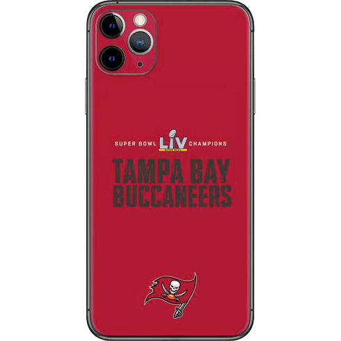 NFL Super Bowl LV Champions Tampa Bay Buccaneers iPhone 11 Pro Max Skin