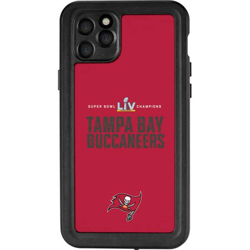 NFL Super Bowl LV Champions Tampa Bay Buccaneers iPhone 11 Pro Max Waterproof Case