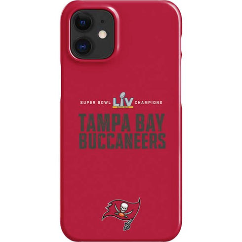 NFL Super Bowl LV Champions Tampa Bay Buccaneers iPhone 12 Mini Lite Case