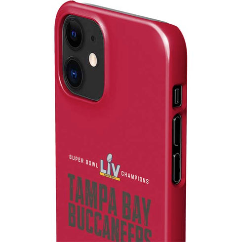 NFL Super Bowl LV Champions Tampa Bay Buccaneers iPhone 12 Mini Lite Case