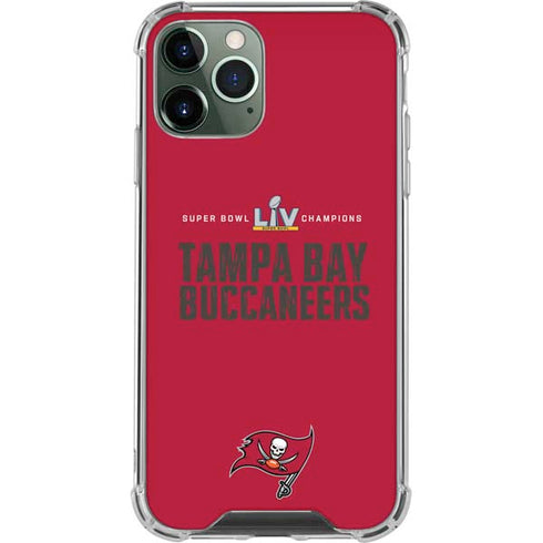 NFL Super Bowl LV Champions Tampa Bay Buccaneers iPhone 12 Pro Max Clear Case