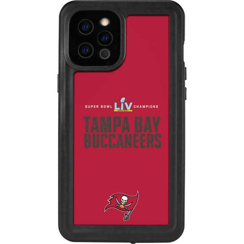NFL Super Bowl LV Champions Tampa Bay Buccaneers iPhone 12 Pro Max Waterproof Case