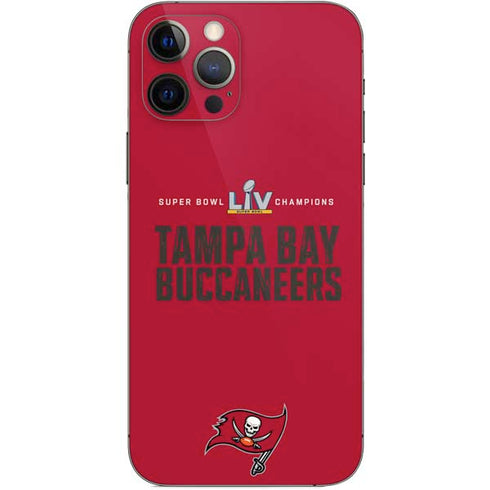 NFL Super Bowl LV Champions Tampa Bay Buccaneers iPhone 12 Pro Skin