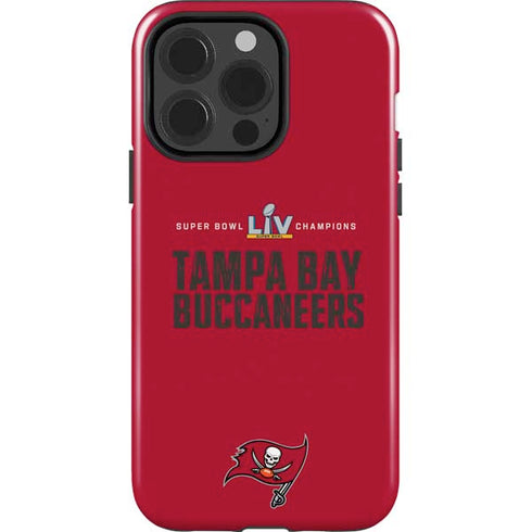 NFL Super Bowl LV Champions Tampa Bay Buccaneers iPhone 13 Pro Impact Case