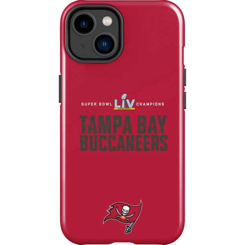 NFL Super Bowl LV Champions Tampa Bay Buccaneers iPhone 14 Plus Impact Case