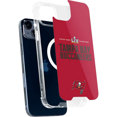 NFL Super Bowl LV Champions Tampa Bay Buccaneers iPhone 15 Plus MagSafe Case