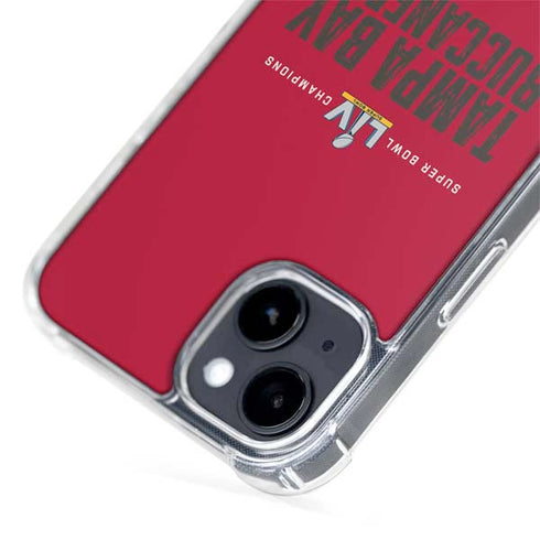 NFL Super Bowl LV Champions Tampa Bay Buccaneers iPhone 15 Plus MagSafe Case