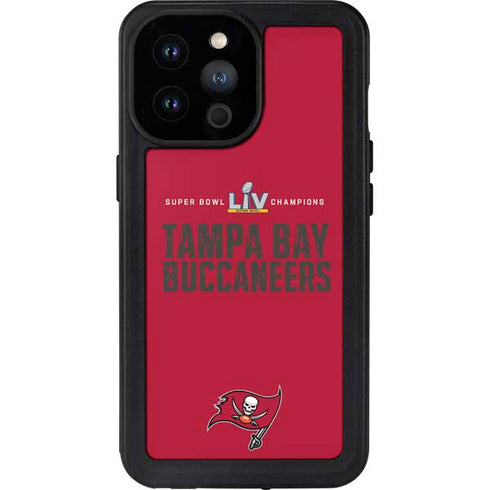 NFL Super Bowl LV Champions Tampa Bay Buccaneers iPhone 14 Pro Max Waterproof Case