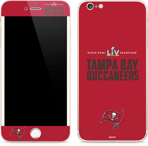 NFL Super Bowl LV Champions Tampa Bay Buccaneers iPhone 6/6s Plus Skin