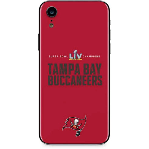 NFL Super Bowl LV Champions Tampa Bay Buccaneers iPhone XR Skin