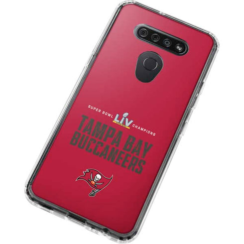 NFL Super Bowl LV Champions Tampa Bay Buccaneers LG K51/Q51 Clear Case