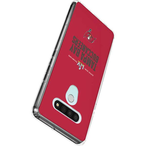 NFL Super Bowl LV Champions Tampa Bay Buccaneers LG Stylo 6 Clear Case