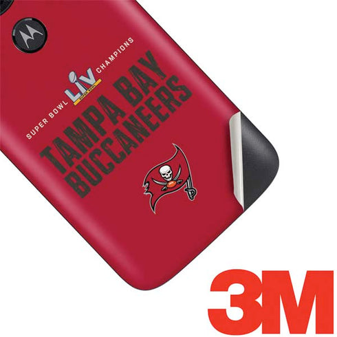 NFL Super Bowl LV Champions Tampa Bay Buccaneers Moto E5 Play Skin