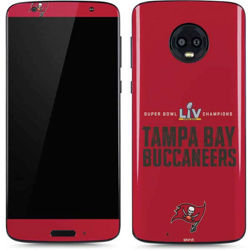 NFL Super Bowl LV Champions Tampa Bay Buccaneers Moto G6 Skin