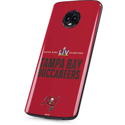 NFL Super Bowl LV Champions Tampa Bay Buccaneers Moto G6 Skin