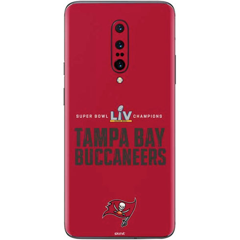 NFL Super Bowl LV Champions Tampa Bay Buccaneers OnePlus 7 Pro Skin